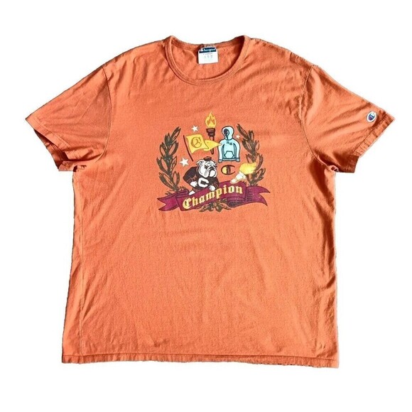 Champion Other - Champion Collegiate Mascot T-Shirt Men's Size XL Orange Graphic